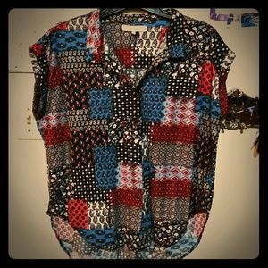 Eden & Olivia Quilt Design button up